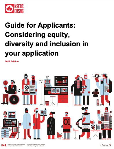 Guide for Applicants: Considering equity, diversity and inclusion in your application,  Natural Sciences and Engineering Research Council of Canada (NSERC)